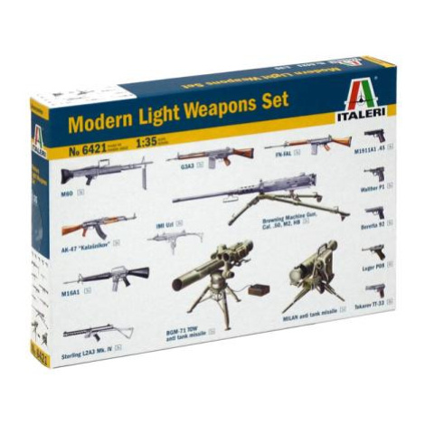 Model Kit doplňky 6421 - MODERN LIGHT WEAPON SET (1:35)