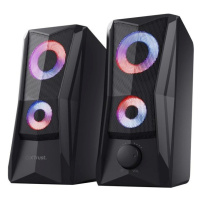 TRUST reproduktory GXT 606 Javv RGB-Illuminated 2.0 Speaker Set, čierna