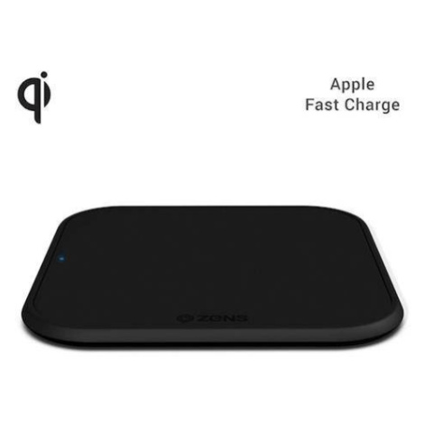 ZENS Single Wireless Charger 10W Slim-line - Black