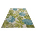 Kusový koberec Flair 105617 Tropical Leaves Turqouise Green – na ven i na doma - 240x340 cm Hans