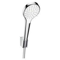 Hansgrohe Croma Select S - Ručná sprcha 1jet Porter, súprava 1,60 m, biela/chróm 26410400