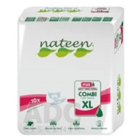 nateen COMBI PLUS XL plienky inkontinenčné, obvod bokov 130-175 cm, savosť 3400 ml, 1x10 ks