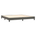 vidaXL Posteľný rám na boxspring tmavosivý 200x200 cm zamat