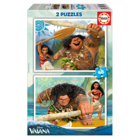 Educa detské puzzle Vaiana 2x48 dielikov 16952