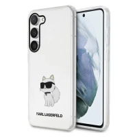 Kryt Karl Lagerfeld Samsung Galaxy S23+ transparent hardcase Ikonik Choupette (KLHCS23MHNCHTCT)