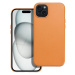 Leather Mag Cover Apple iPhone 15 Plus orange