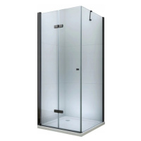 MEXEN/S - LIMA sprchovací kút 80x100, transparent, čierna 856-080-100-70-00