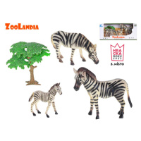 Zoolandia zebra s mláďatami a doplnkami