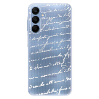 Odolné silikónové puzdro iSaprio - Handwriting 01 - white - Samsung Galaxy A25 5G