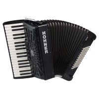 Hohner Bravo III 72 Black Silent Key