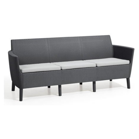 Allibert Salema 3 seater sofa - grafit