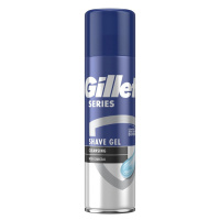 GILLETTE Series Cleansing Charcoal Gél na holenie s dreveným uhlím 200 ml