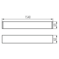 ALIN 4LED 1X150-W-NT Svietidlo pre T8 LED