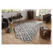 Kusový koberec Twin-Wendeteppiche 103132 grau creme – na ven i na doma - 200x290 cm NORTHRUGS - 