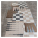 Hnedý umývateľný koberec 55x80 cm Marker – Mette Ditmer Denmark
