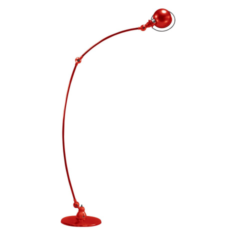 Jieldé Loft C1260 oblúková stojaca lampa, červená JIELDÉ