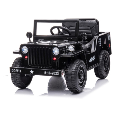 mamido Detské elektrické autíčko JH-103 4x4 čierne