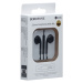 Káblové stereo slúchadlá, 3,5 mm, mikrofón, funkčné tlačidlo, Borofone Original, BM30, čierne