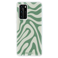 Odolné silikónové puzdro iSaprio - Zebra Green - Huawei P40