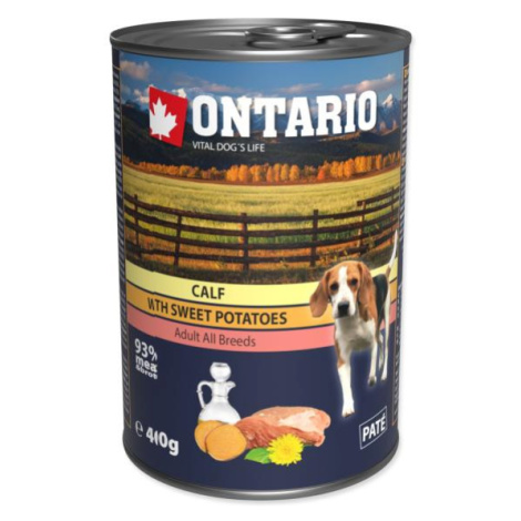 Konzerva Ontario teľacie s batátmi 400g