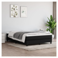 vidaXL Rám na boxspring posteľ čierny 140x200 cm látka