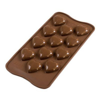 3D silikónová forma na čokoládu – Srdce - Silikomart
