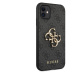 Guess PU 4G Metal Logo kryt iPhone 11 sivý