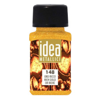 MAIMERI IDEA METALLICI - Tekuté metalické farby 148 - rich gold, 60 ml