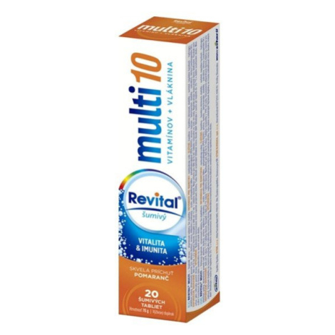 REVITAL Multi10 multivitamín pomaranč 20 tbl