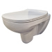 GEBERIT DuofixBasic s bielym tlačidlom DELTA21 + WC bez oplachového kruhu Edge + SEDADLO 458.103