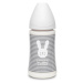 SUAVINEX Hygge premium fľaša 3P prúžky šedá 270 ml