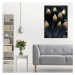 Obraz 50x70 cm Golden Feather – Malerifabrikken