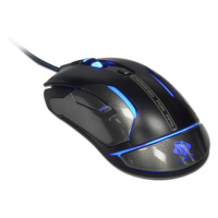 E-BLUE MYS AUROZA GAMING FPS, LASEROVA, 6TL. 1 KOLIESKO, DROTOVA (USB), CIERNA, 8200DPI, HERNE, 