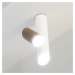 Nemo Tubes LED stropné svietidlo dvojsvetelné biele/sivé