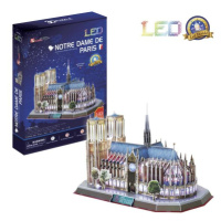 Puzzle 3D Notre Dame de Paris / led - 149 dílků