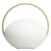 Biela LED stolová lampa so stmievačom (výška  19 cm) Orbit – UMAGE