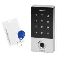Kódová klávesnica dotyková s odtlačkom a RFID pre 125kHz, IP68 OR-ZS-822 (ORNO)