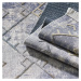 domtextilu.sk Moderný sivý koberec so strapcami v škandinávskom štýle 39660-183538