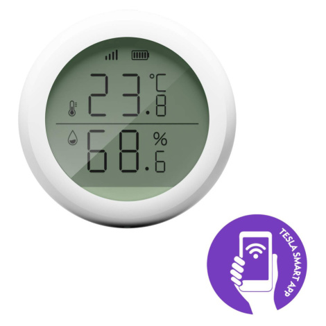 Teslá Smart Sensor Temperature and Humidity Display Tesla