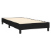 vidaXL Posteľný rám boxspring s matracom čierny 90x200 cm látka