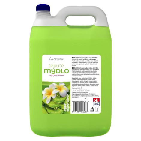 Mydlo tekuté Lavonea zelené aloe vera 5L