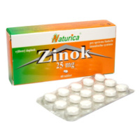 NATURICA Zinok 25 mg 60 tabliet