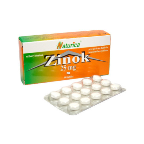 NATURICA Zinok 25 mg 60 tabliet