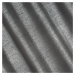 Zamatový sivý záves AMBI so škvrnitou striebornou potlačou 140x270 cm