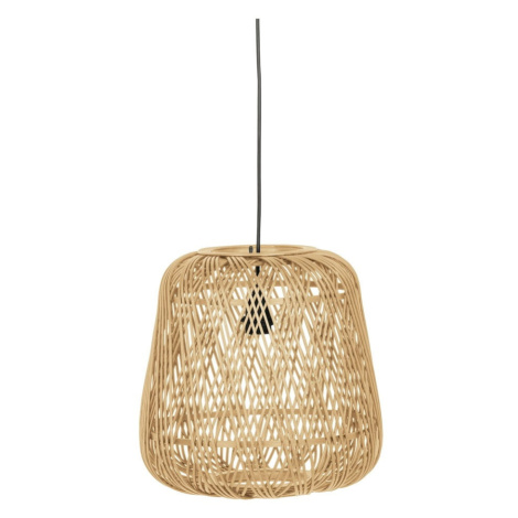 Prírodná závesná lampa z bambusu WOOOD Moza, ø 36 cm