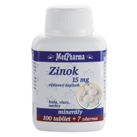 MEDPHARMA Zinok 15 mg 107 tabliet