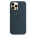 Apple silikónový kryt s MagSafe na iPhone 13 Pro Max hlbokomorsky modrý