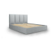Svetlosivá dvojlôžková posteľ Mazzini Beds Juniper, 180 x 200 cm