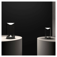 Stolná lampa Lumina Eva LED s 3 000K základňou čierna Ø18cm