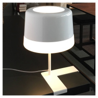 Prandina Gift T1 stolová lampa biela rohová montáž